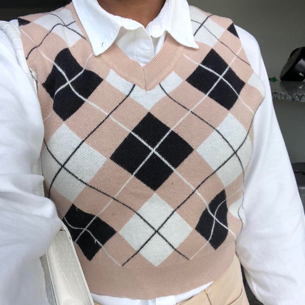 ♡ shein diamond sweater vest ♡